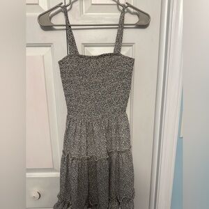 Jessica Simpson Black and White Sleeveless Sundress
